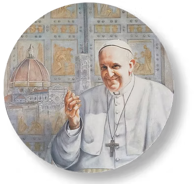 Immagine Elvio Marchionni Papa Francesco opera esclusiva