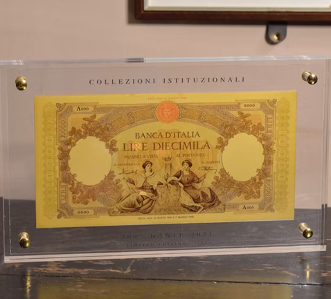Immagine banconota 10 mila lire Dante Alighieri