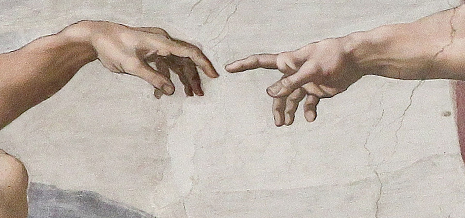 Creazione di Adamo di Michelangelo, dettaglio delle mani: contatta Collezioni Istituzionali®